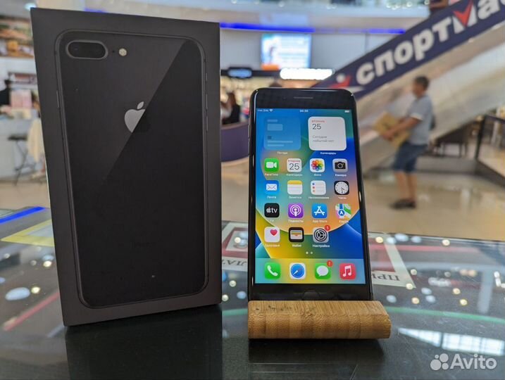 iPhone 8 Plus 64Gb Space Gray акб 77 imei358628092