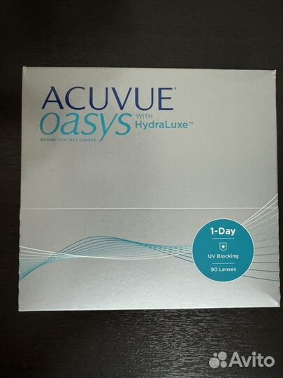 Линзы acuvue oasys 1 day -1,75