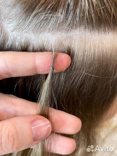 Упиленные щипцы с заточкой для наращивания волос