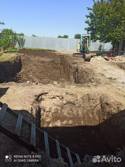 Услуги мини-экскаватора