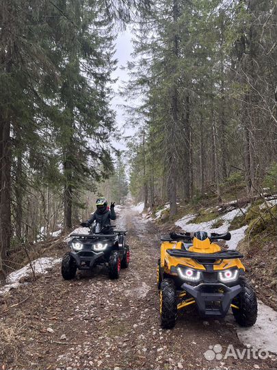 Романтическое свидание-прогулка на квадроцикле