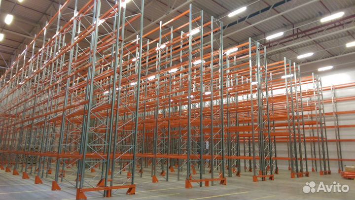 Стеллажи б/у фронтальные Складекс