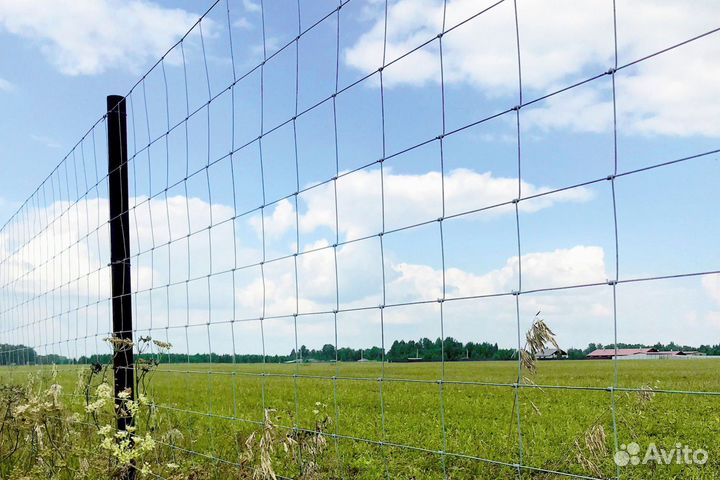 Сетка шарнирная для забора 1,85 м рулон 50 метров