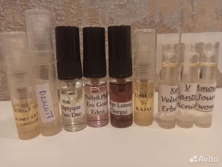 Пробники отливанты для знакомства с ароматом