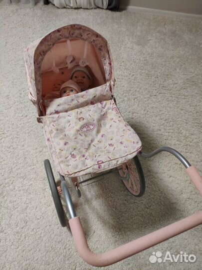 Коляска Baby Annabell с пупсами