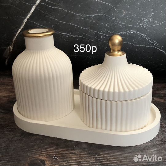 Свечи ручной работы в гипсе