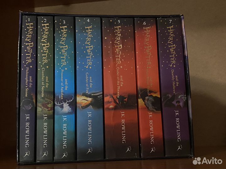 Бокс книг Гарри Поттера на английском