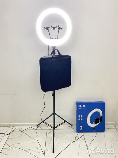 Кольцевая лампа 45 см RL-18 + Штатив + Доставка