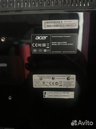 Мононоблок Acer Aspire Z1650