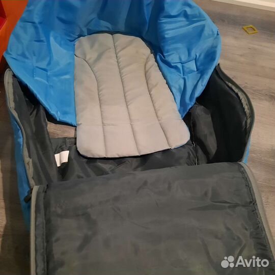 Для санок матрасик с накидкой на ножки