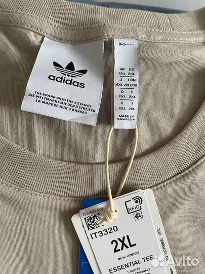 Футболка Adidas XXL р.54-56 новая оригинал