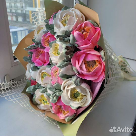 Зефирные букеты