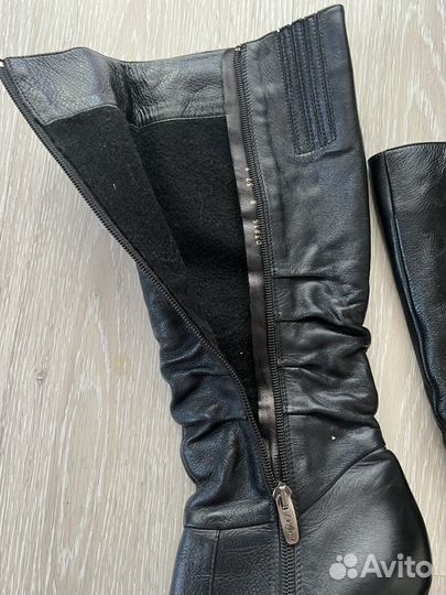 Сапоги женские натуральная кожа 37