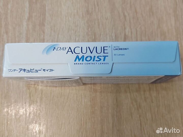 Однодневные 1 Day Acuvue Moist -0.50