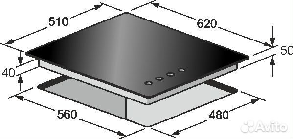 Поверхность kaiser kcg 6982w turbo