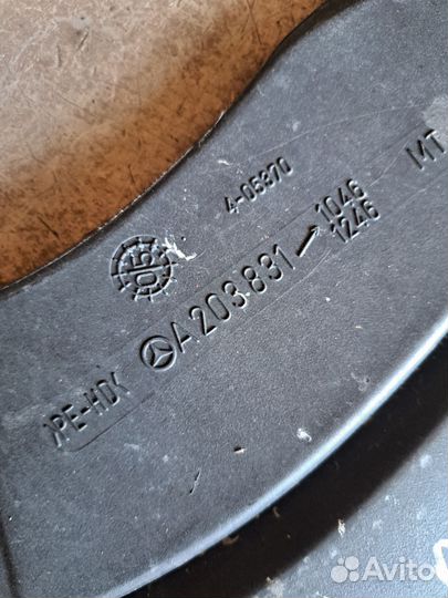 Воздуховод печки Mercedes W203