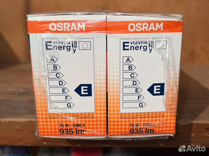 Лампа накаливания 75w Osram
