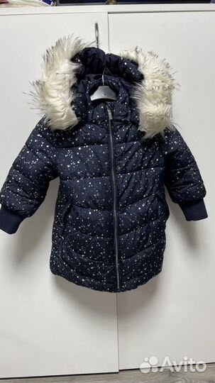 Куртка зимняя для девочки 92 98 размер