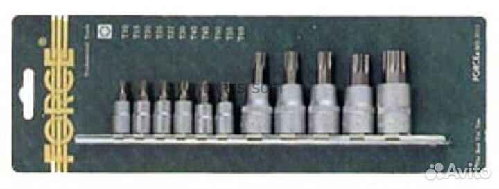 Force 2111I 1/4 и 3/8 Набор бит в головке 11пр