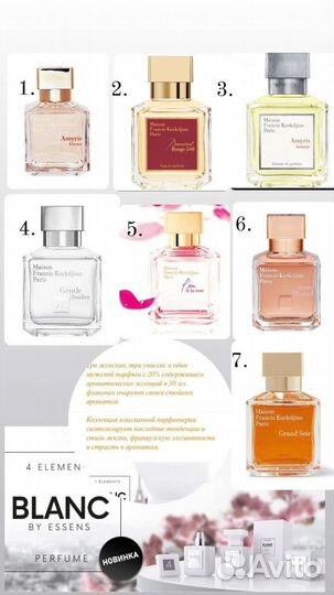 Парфюм Essens, регистрация