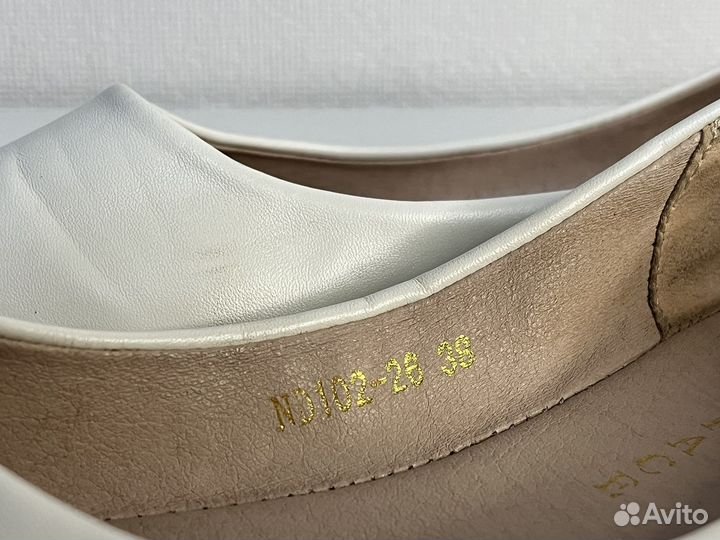 Балетки натуральная кожа