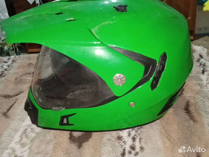 Мотошлем кроссовый бу