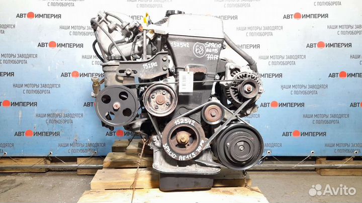 Двигатель toyota spacio AE115 7AFE H739505 4 WD 40
