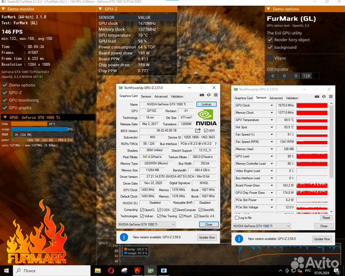 MSI GTX 1080 TI gaming X 11GB