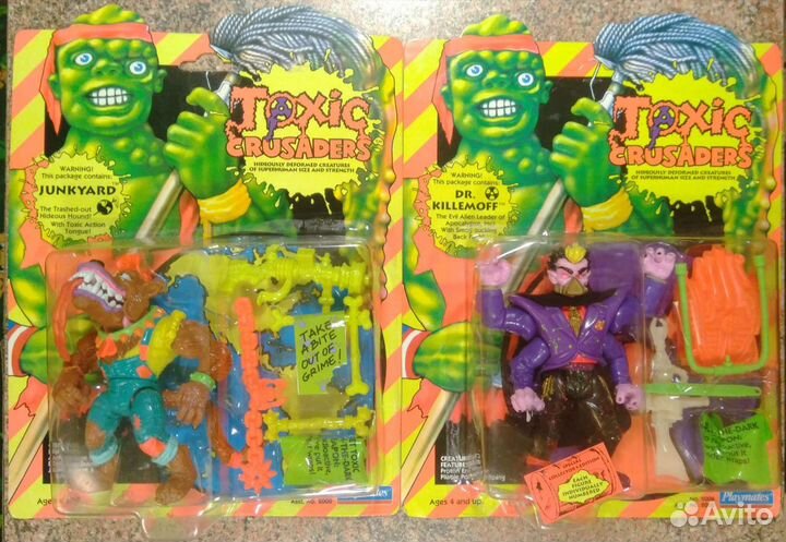 Коллекция Toxic Crusaders Фигурки 1991 год