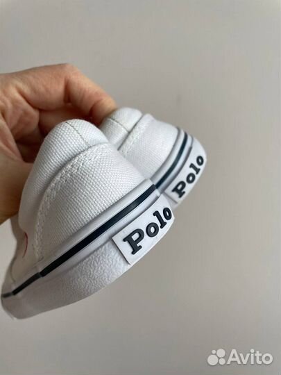 Слипоны для мальчика для девочки Ralhp Lauren Polo