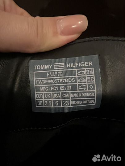 Ботинки tommy hilfiger 36 оригинал