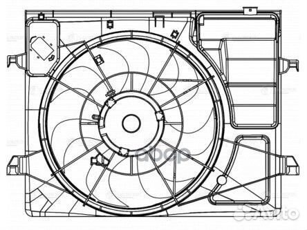 Вентилятор радиатора охлаждения KIA cerato II 0