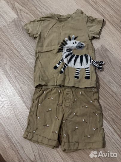 Пакет летней одежды на мальчика 80