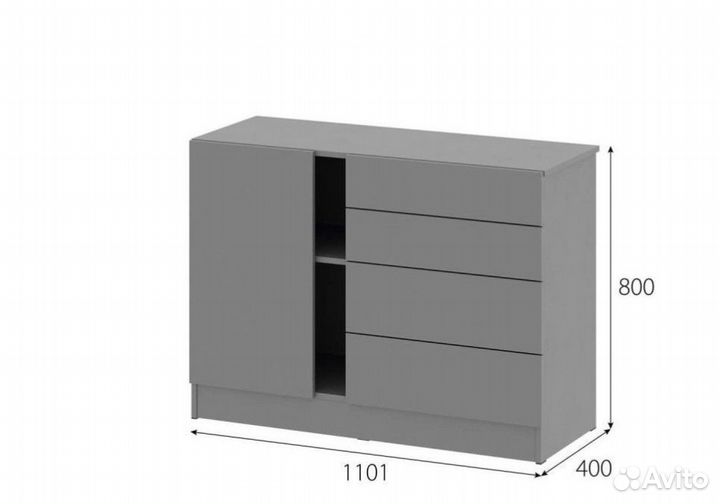 Новый комод 1,1 м