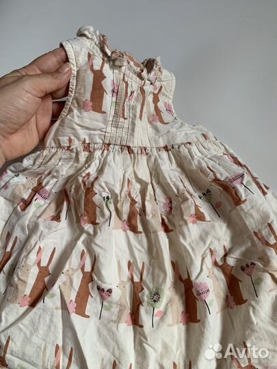 Платья пакетом для девочки 6-9 месяцев