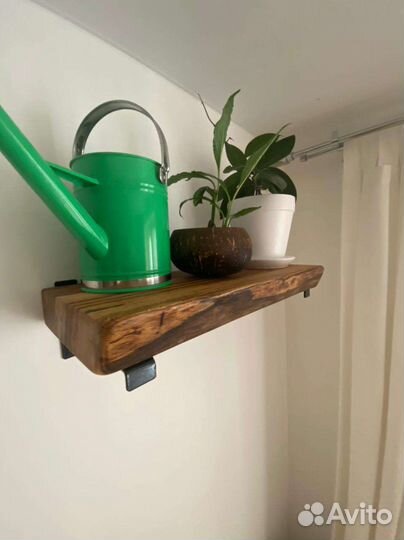 Полка настенная деревянная из слэба