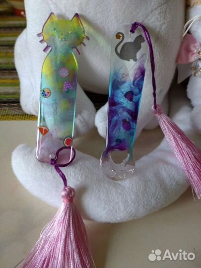 Закладки для книг из эпоксидной смолы