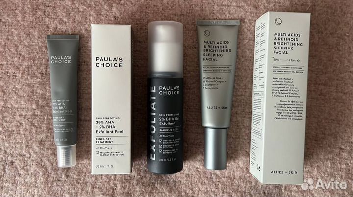 Paula’s Choice 2BHA, Allies of skin, Babor, Bissé