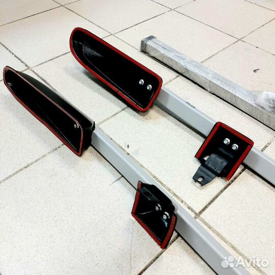 Рейлинги Нива Шевроле, Трэвел с багажником серебро