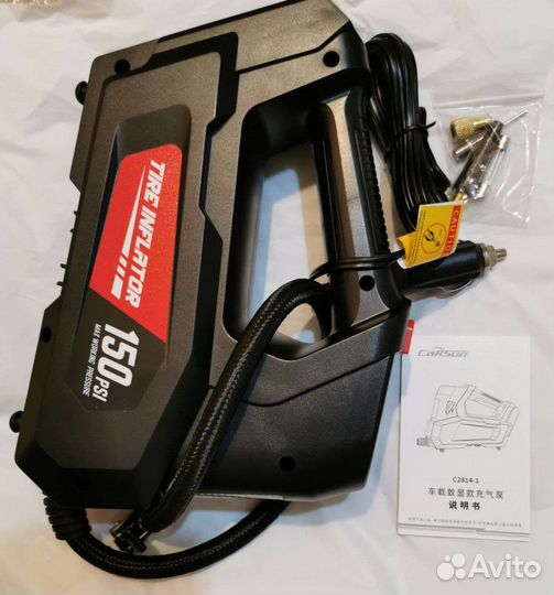 Автомобильный воздушный компрессор Carsun 120 Вт