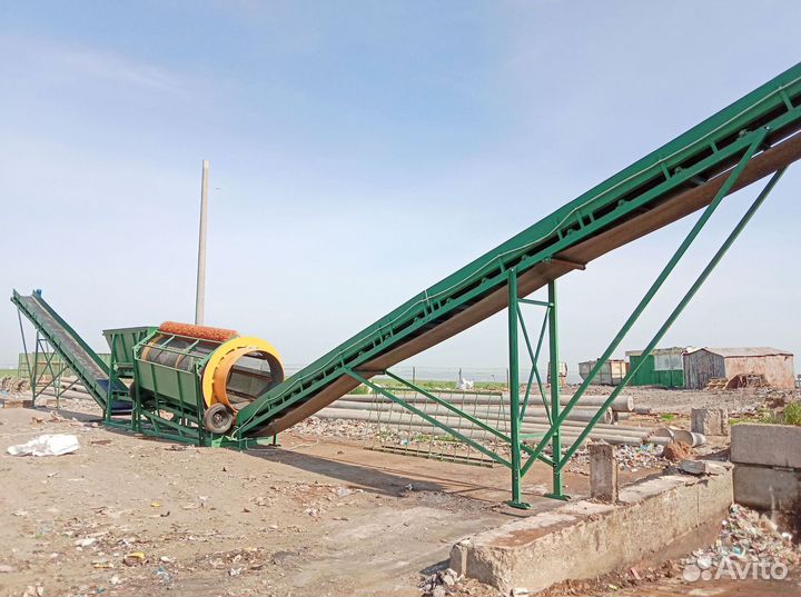 Сортировочный комплекс на базе барабанного грохота