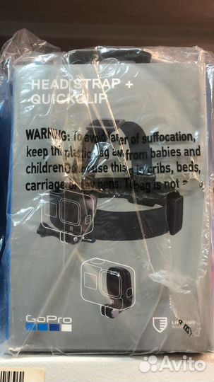 Крепление на головуGoPro Head Strap+Quickclip