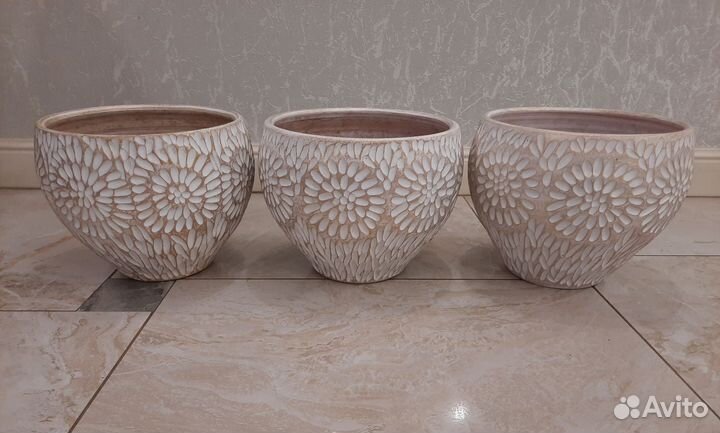 Горшок цветочный керамика