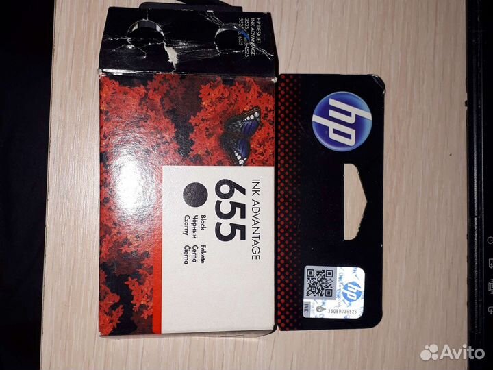 Картридж в цветной принтер hp