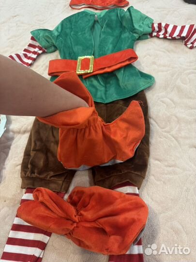 Новогодний костюм для мальчика 104-110 гном