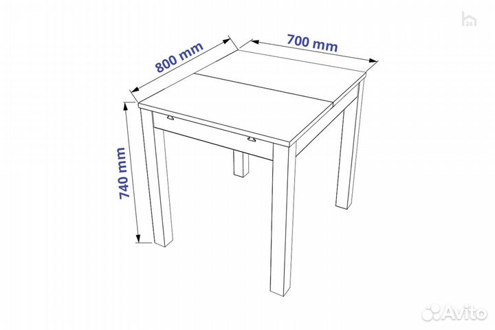 Стол обеденный Вардиг С