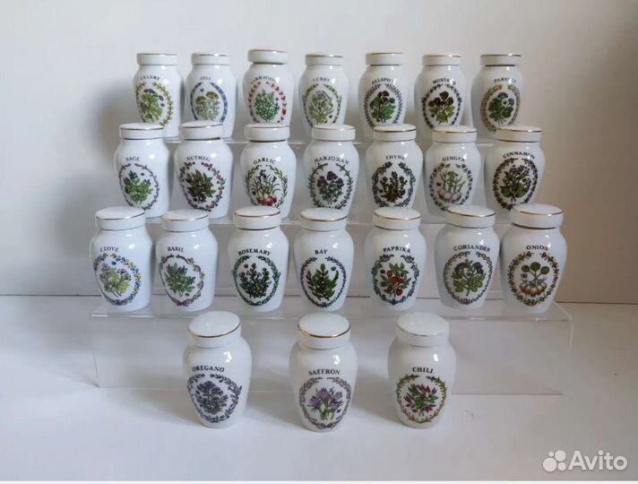Баночки для специй фарфор Глория Вандербильт 24 шт