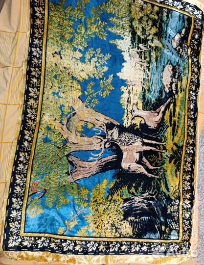 Кочер плюшевый. олени. СССР