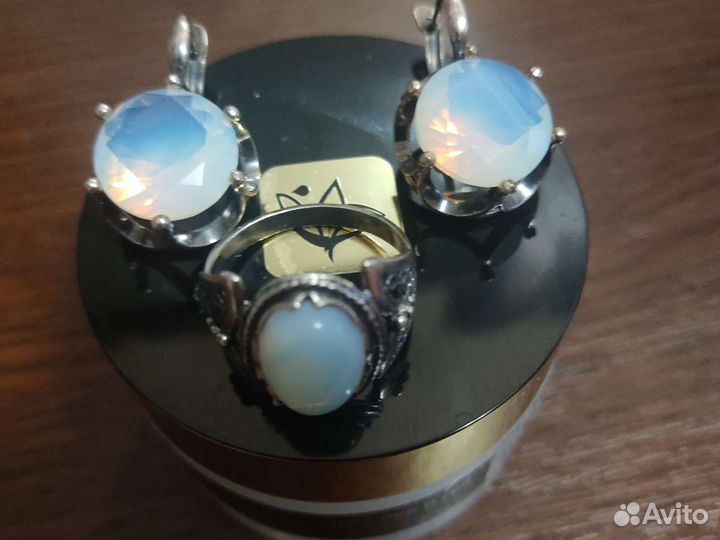 Серьги и кольцо