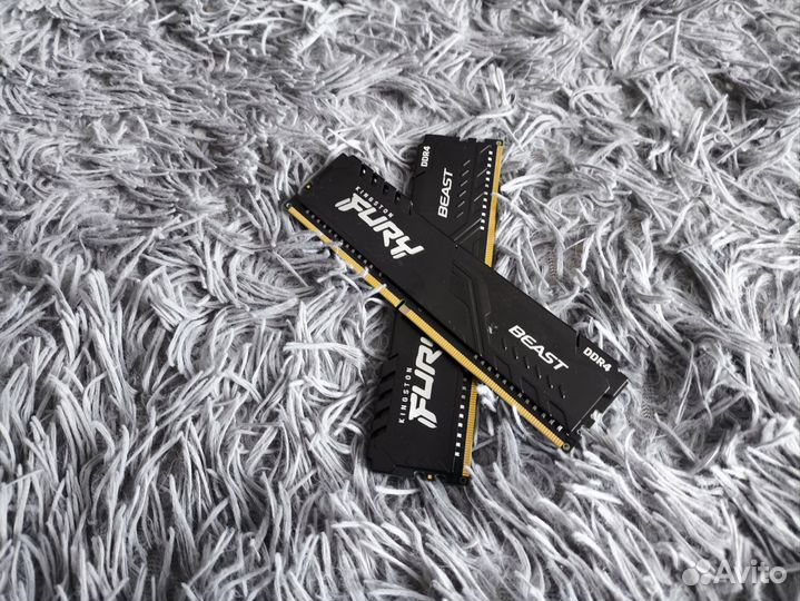 Оперативная память ddr4 16gb 2666 Kingston Fury